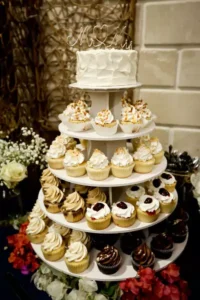 wedding cake at Astones throw away